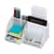 Mind Reader Desktop Organizer, File Storage, Accessory Storage, Workspace, Office, Metal Mesh, 11"L x 5.5"W x 5.25"H, White